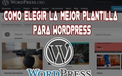 Como Elegir la Mejor Plantilla para WordPress